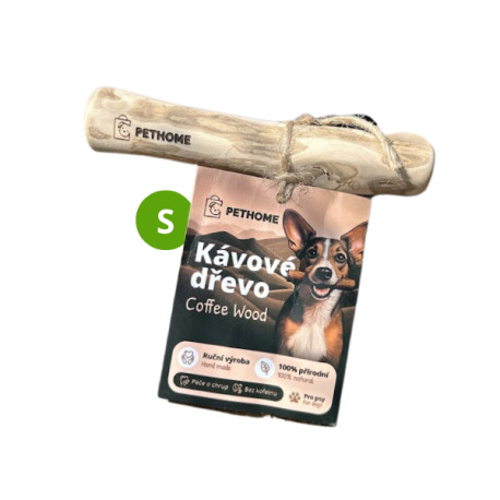 Kávové dřevo pro psa S
