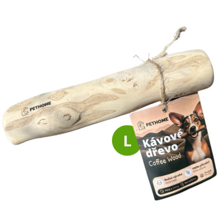Kávové dřevo pro psa L
