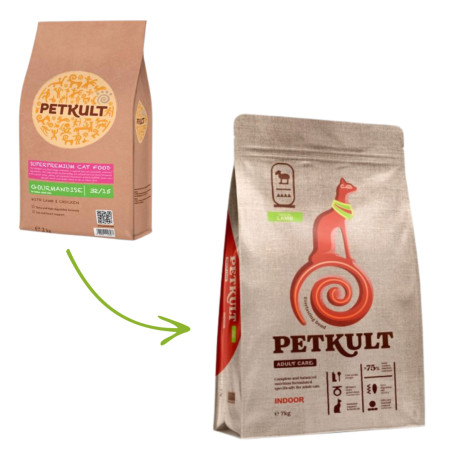 Petkult cat adult care INDOOR lamb 7kg
