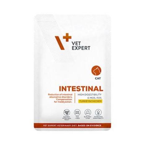 VetExpert VD 4T Intestinal Cat Turkey&Chick.kapsa 100g