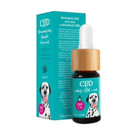 CBD Konopný olej pro zvířata 5% 10ml