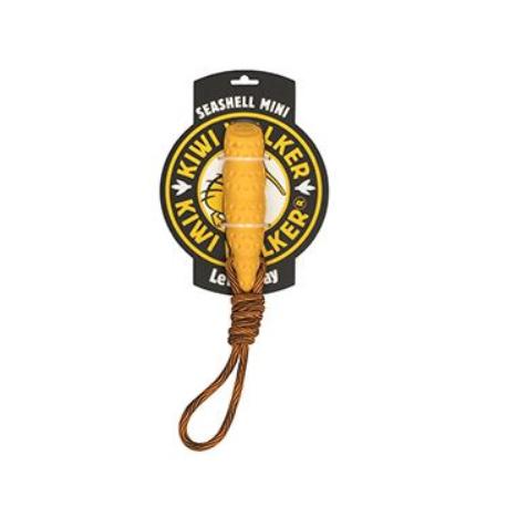 Hračka pes SEASHELL MINI, plov z TPR oranžová Kiwi