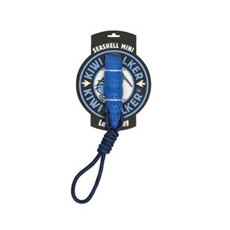 Hračka pes SEASHELL MINI, plov z TPR modrá Kiwi