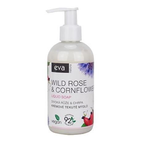EVA NATURA tekuté mýdlo Wild Rose&Cornflower 250ml