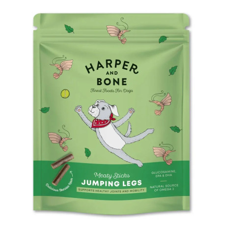 Harper and Bone Dog Meaty Sticks Jumping Legs 75g
