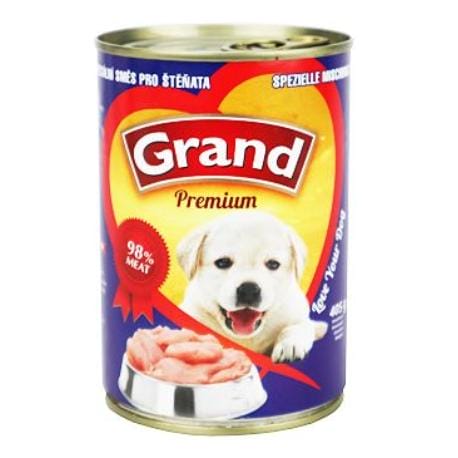 GRAND konz. šteňa špeciálna mäs.zmes 405g