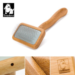 Kartáč na vyčesávání pro malé psy a kočky Eco Bamboo S