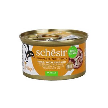 Schesir Cat konz. Adult tuňák/kuře 85g