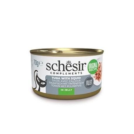 Schesir Cat konz. Adult tuňák/oliheň 70g