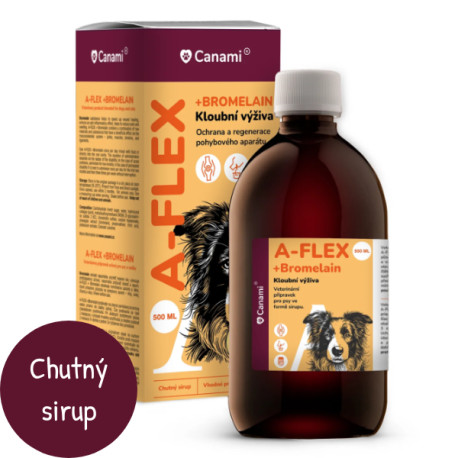 A-Flex +Bromelain kloubní výživa pro psy 500ml