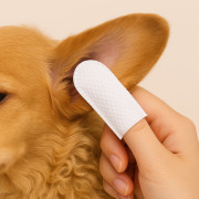 Bavlněná pomůcka na čištění uší pro psy a kočky 10 ks