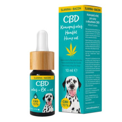 CBD Konopný olej pro psy slanina 10% 10ml