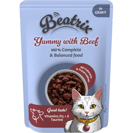 Kapsička Beatrix Adult s hovězím 85g