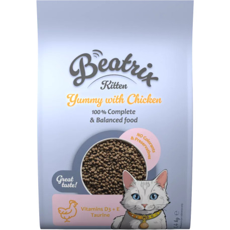 Krmivo Beatrix Kitten s kuřecím 1,4 kg
