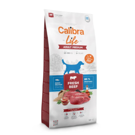 Calibra Dog Life Adult Medium Fresh Beef 12kg