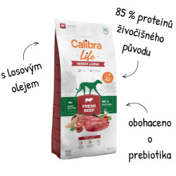 Calibra Dog Life Senior Large Beef 12kg