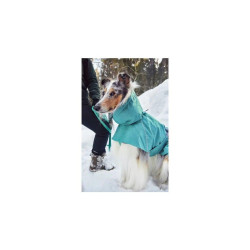 Obleček Hurtta Monsoon coat II ECO paví zeleň 28