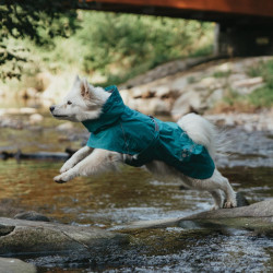 Obleček Hurtta Monsoon coat II ECO paví zeleň 40