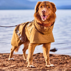 Obleček Hurtta Monsoon coat II ECO pískový 55