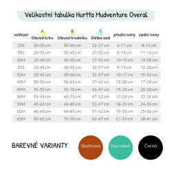 Obleček Hurtta Mudventure overal ECO černý 25S