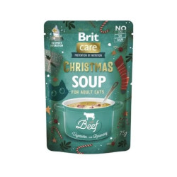 Brit Care Cat Vánoční polévka hovězí 75g