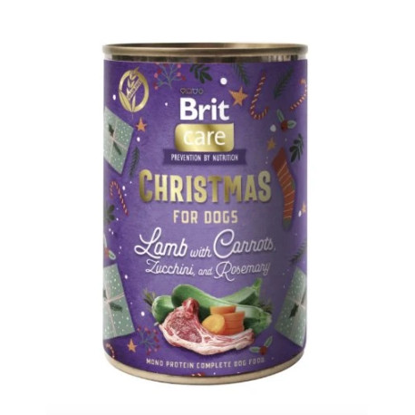 Brit Care Dog Vánoční konzerva s jehněčím 400g