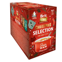 Brit Care Cat Vánoční polévky v dárkovém balení 15x75g