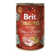 Brit Care Dog Vánoční konzerva s kaprem 400g