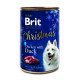Brit Premium by Nature Dog Vánoční konz.Kuř&Kach. 400g