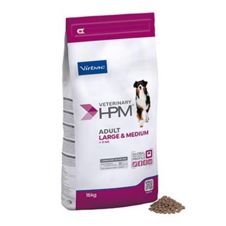 VET HPM Adult Dog Large & Medium 16kg NEW