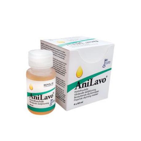 AniLavo Roztok pro oplach ran pro psy a kočky 4x60ml