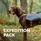 Batoh Hurtta Expedition Pack ECO ostružinový 45-65