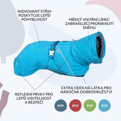 Obleček Hurtta Expedition Parka II oceánový 80