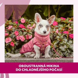 Obleček Hurtta Razzle-Dazzle Midlayer červený 35