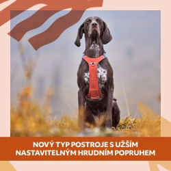 Postroj Hurtta Rover skořicový 55-70