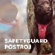 Postroj Hurtta Safeguard ECO jahodový 65-80