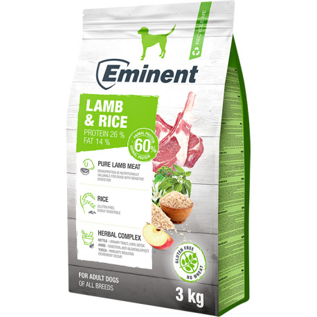 Eminent Dog Lamb Rice 3kg