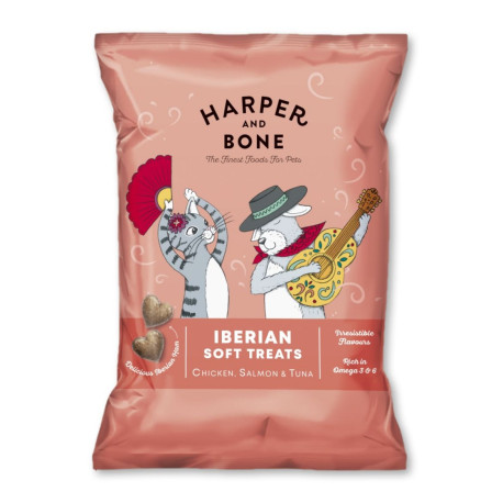 Harper and Bone Dog Iberian S.Treats Salmon&Tuna 90g