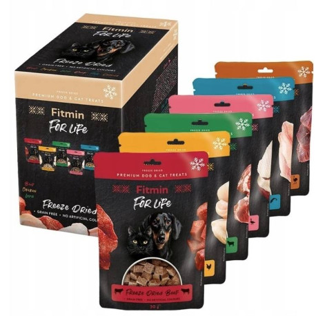 Fitmin Dog&Cat FREEZE DRIED multipack 6x30g