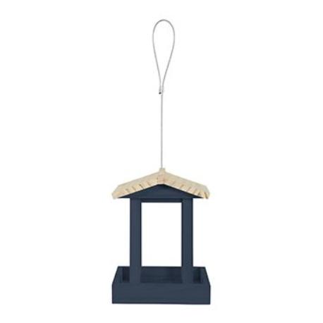 Krmítko venk. FLORA 1 na semena dřevo modrá Zolux