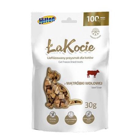 Pochoutka mrazem sušené Hovězí játra pro kočky 30g