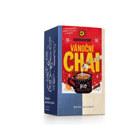 SONNENTOR Čaj Vánoční Chai 18 sáčků BIO
