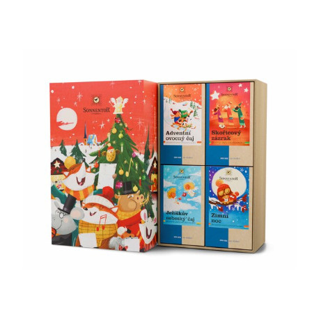 SONNENTOR Čaj Dárk. balení 4x18 sáčků Kouzelné Vánoce