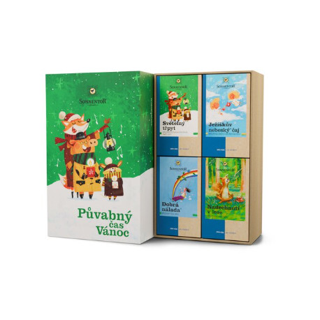 SONNENTOR Čaj Dárk.balení 4x18 sáčků Půvabný čas Vánoc