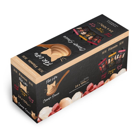 Fitmin Cat For Live cream sauce multipack 24x100g