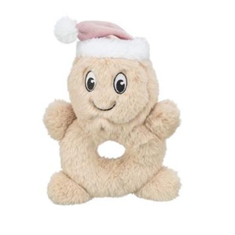 Vánoční hračka pes Sušenka se zvukem, plyš 22cm TR