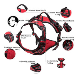 Postroj Reflex Active Outdoor pro psy oranž. XL 81-107
