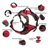 Postroj Reflex Active Outdoor pro psy oranž. XL 81-107