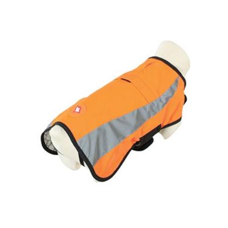 Obleček bunda pro psy REFLEXNÍ oranžová 50cm Zolux