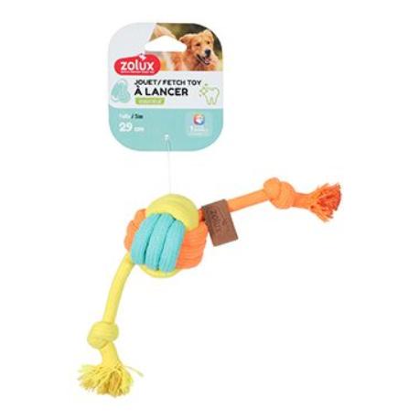 Hračka pes TWIST Míček na laně 29cm Zolux